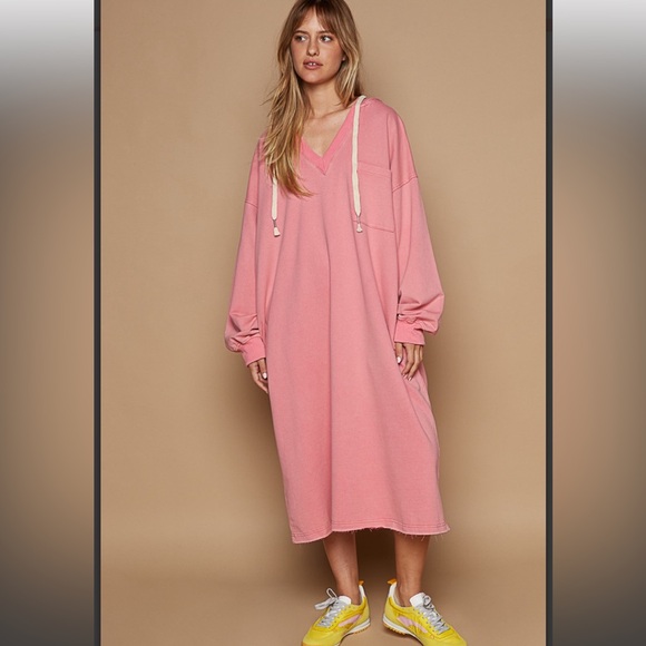 POL Dresses & Skirts - 11 $38 start 1 left ❤️POL VINTAGE WASHED HOODED DRESS